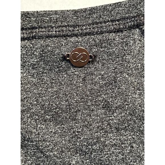 Calia Black Velvet Accent Pullover YOGA Workout Top Limited Edition Size XS Gray - Picture 9 of 12